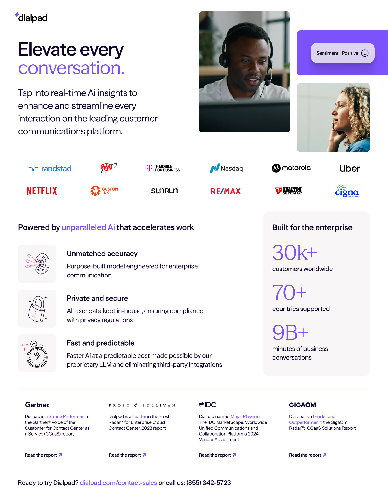 Dialpad One Pager — page 1