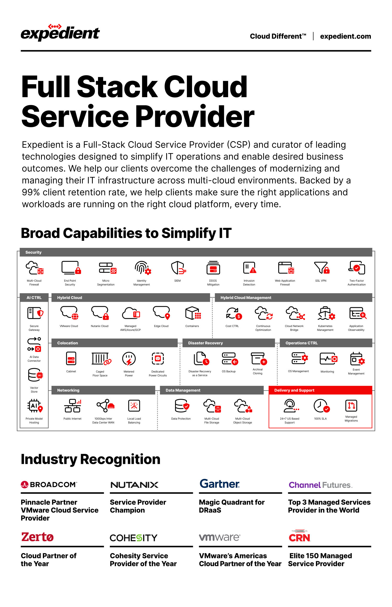 Expedient One Pager — page 1